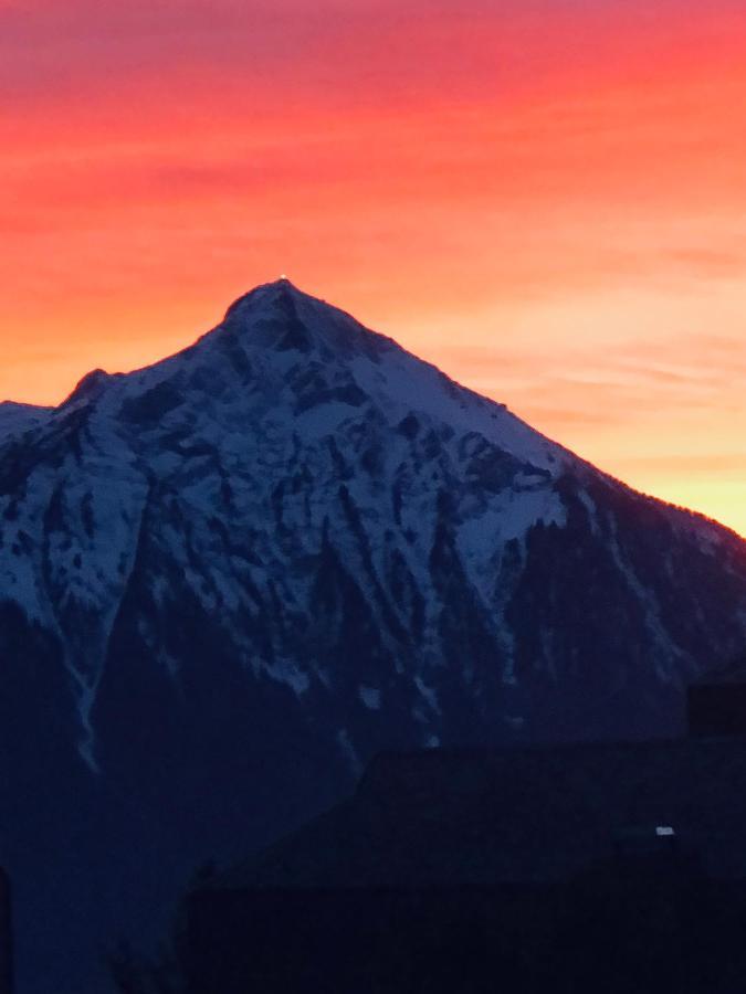 Wohnung Mit See Und Bergsicht Im Vier Sterne Hotel Beatenberg Dış mekan fotoğraf