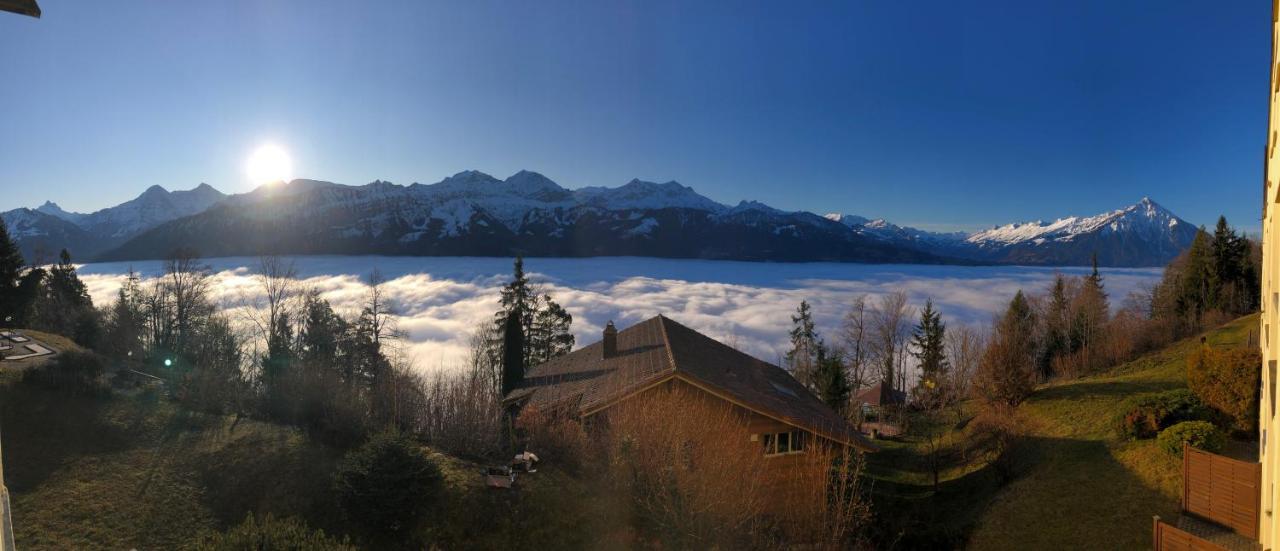 Wohnung Mit See Und Bergsicht Im Vier Sterne Hotel Beatenberg Dış mekan fotoğraf