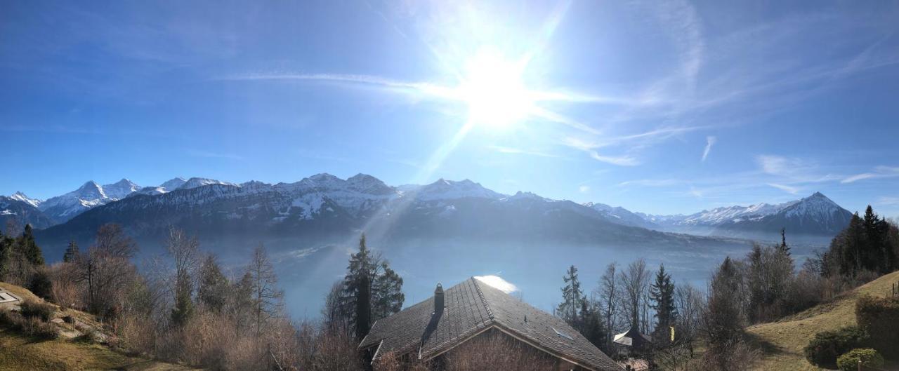 Wohnung Mit See Und Bergsicht Im Vier Sterne Hotel Beatenberg Dış mekan fotoğraf