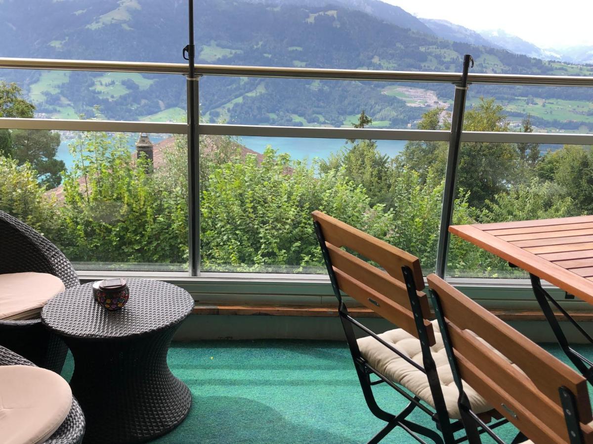 Wohnung Mit See Und Bergsicht Im Vier Sterne Hotel Beatenberg Dış mekan fotoğraf