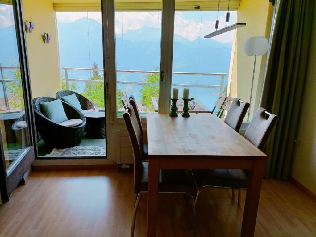 Wohnung Mit See Und Bergsicht Im Vier Sterne Hotel Beatenberg Dış mekan fotoğraf